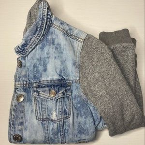 American Eagle Jean Jacket Hoodie